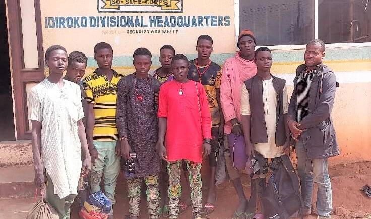So-Safe Corps Apprehend Ten Niger Citizens at Ihunbo in Ogun